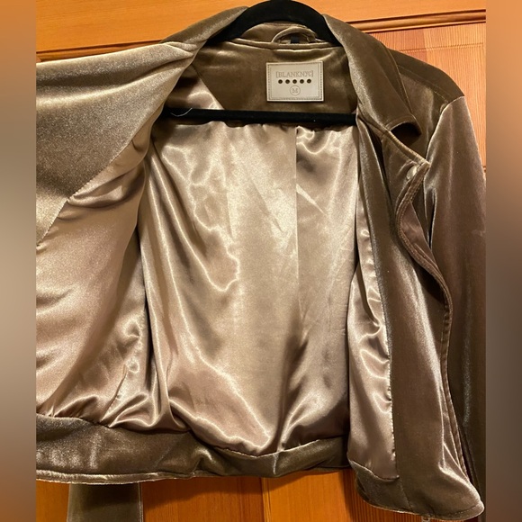 Blank NYC Coffee Run Velvet Moto Jacket Sz M New without tags Gorgeous! - Picture 6 of 8
